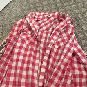 Pink seagoo flannel